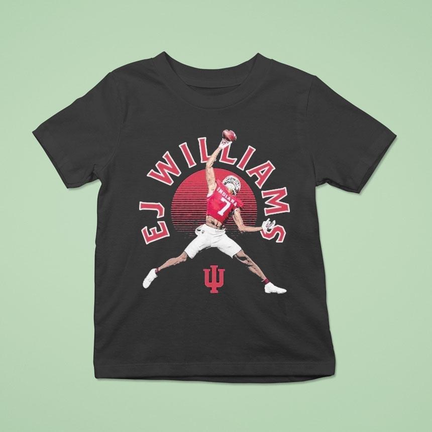 Ej Williams Indiana Hoosiers Illustrated Player Shirt
