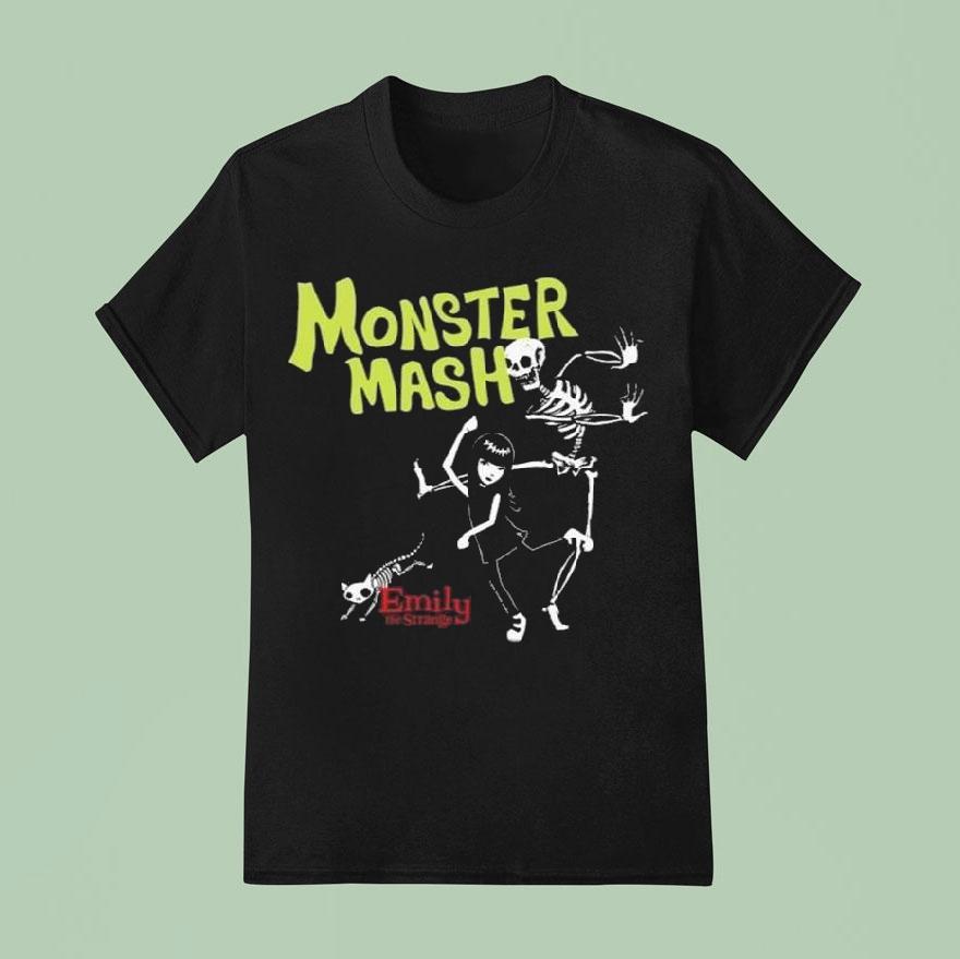 Emily The Strange Green Monster Mash Shirt