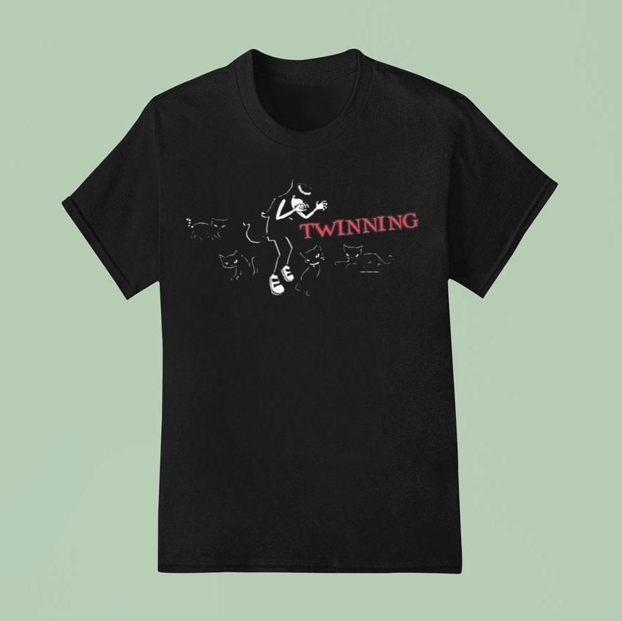 Emily The Strange Twinning Scaredy Cat Shirt