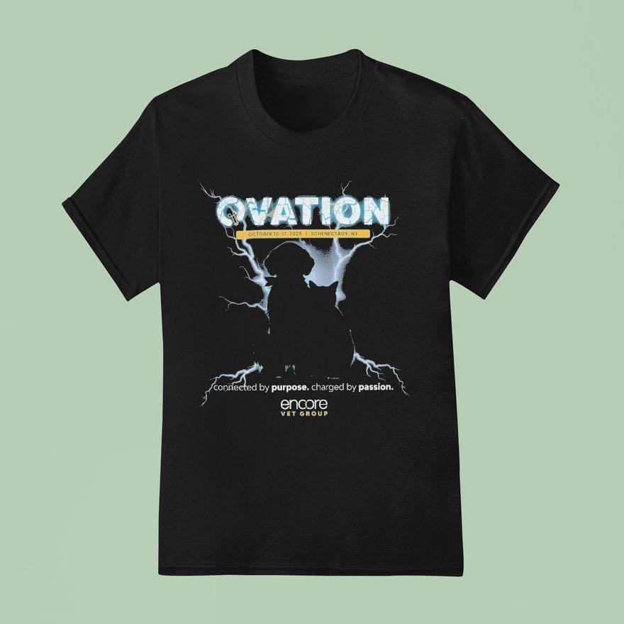 Encore Vet Group Ovation Event 2025 Cat Dog Shirt