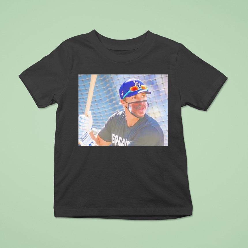 Enrique Hernndez Los Angeles Dodgers Funny Face Mask Shirt