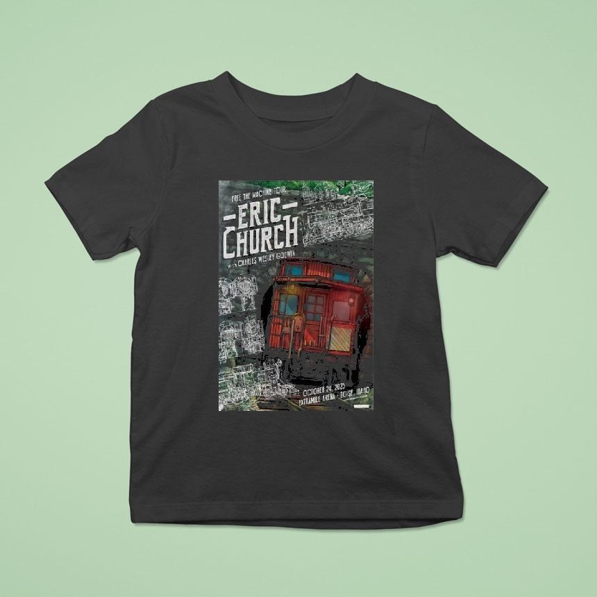 Eric Church At Extramile Arena In Boise Id On Oct 24 2025 Shirt