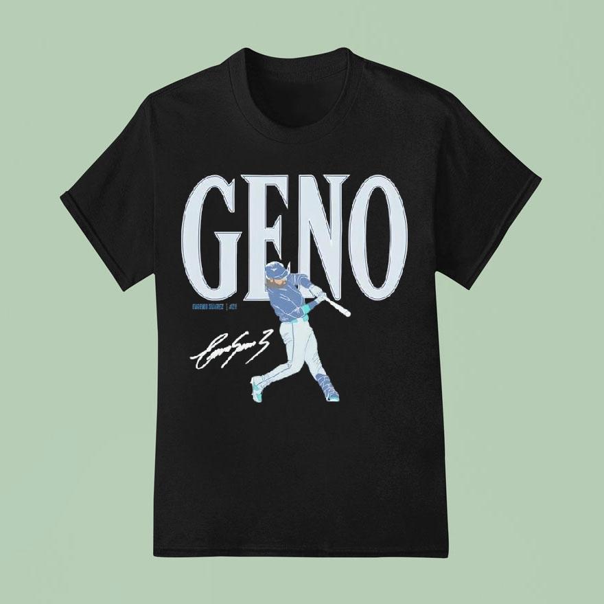 Eugenio Suarez Seattle Mariners Geno Baseball Mlb Signature Shirt