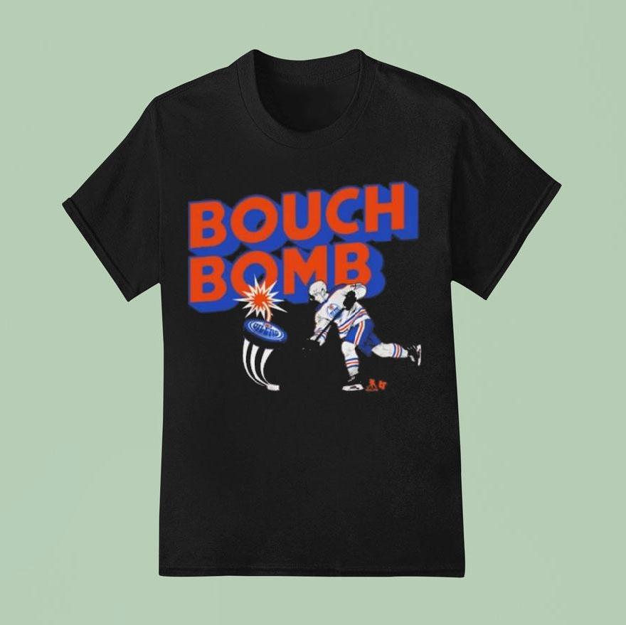 Evan Bouchard Edmonton Oilers Bouch Bomb Shirt