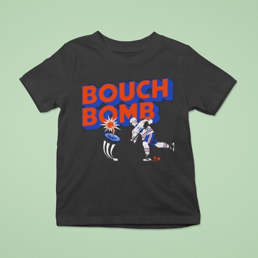 Evan Bouchard Edmonton Oilers Bouch Bomb Shirt
