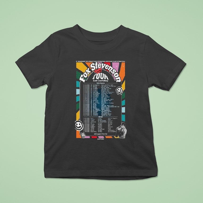 Fox Stevenson North America Europe 2026 Tour Dates Shirt
