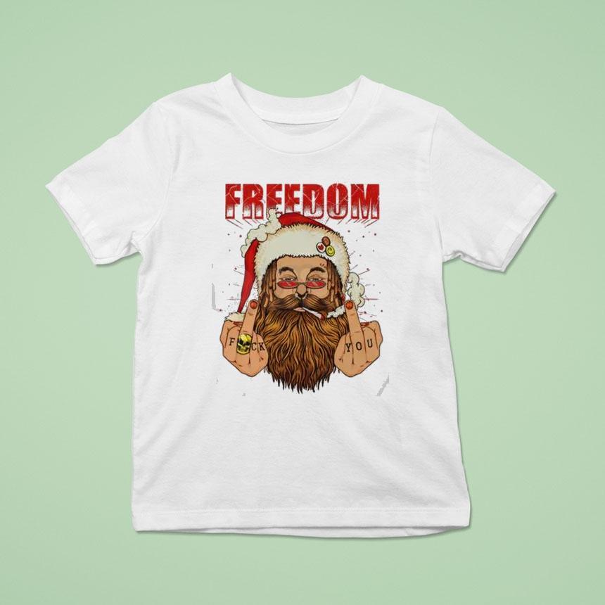 Freedom Defiant Santa Claus Shirt