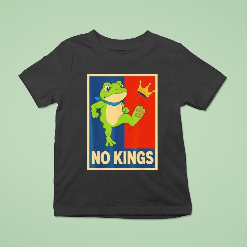 Frog No Kings No Kings In America Retro Shirt