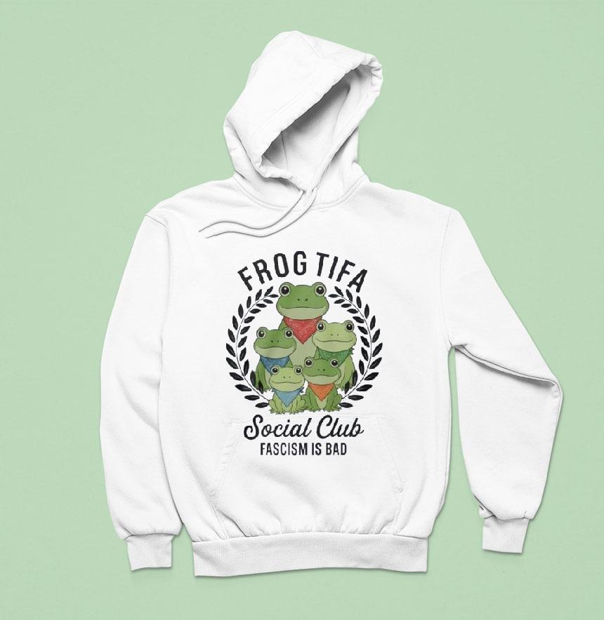 Frog Tifa Social Club Fascism Is Bad Portland Frog Shirt Frog Tifa Social Club Fascism Is Bad Portland Frog Shirt