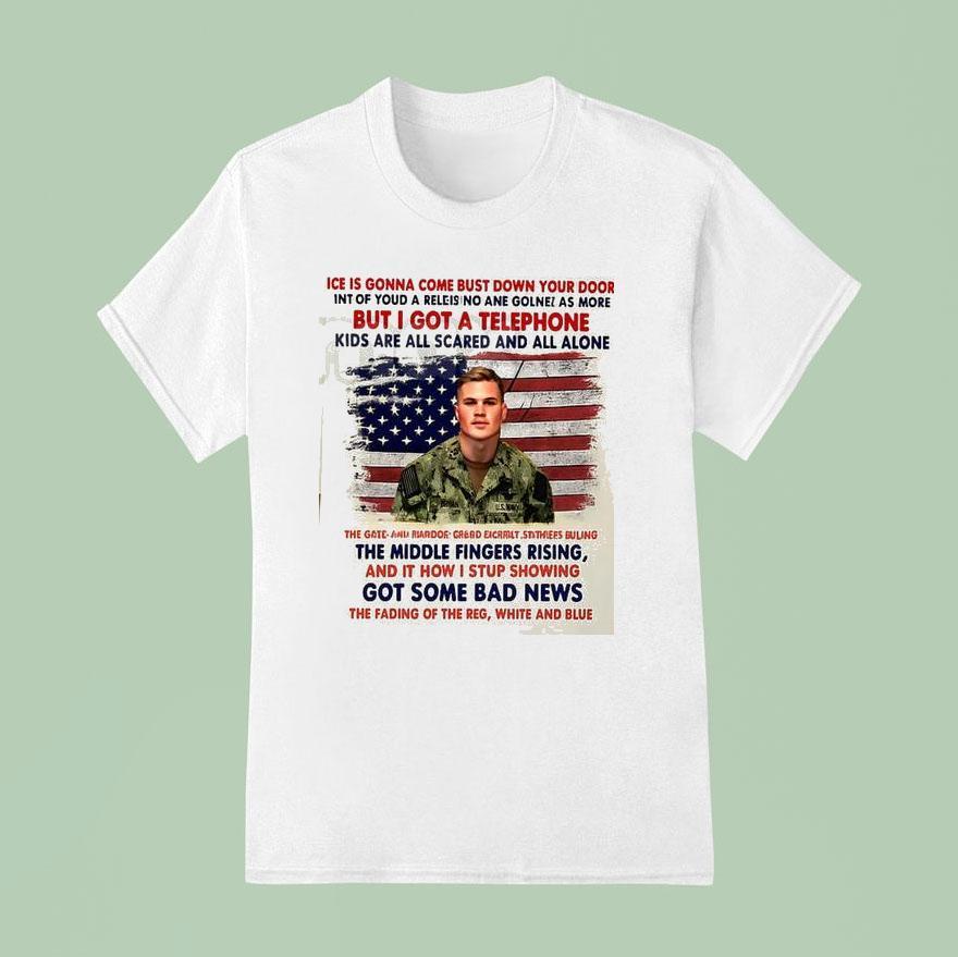 Fuck I.c.e. American Soldier Protest Shirt