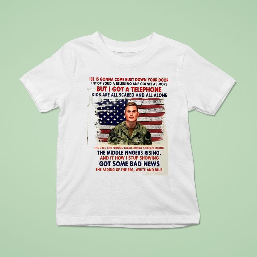 Fuck I.c.e. American Soldier Protest Shirt
