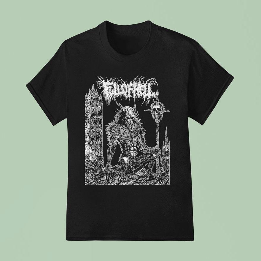 Full Of Hell Beastial Wolf Shirt