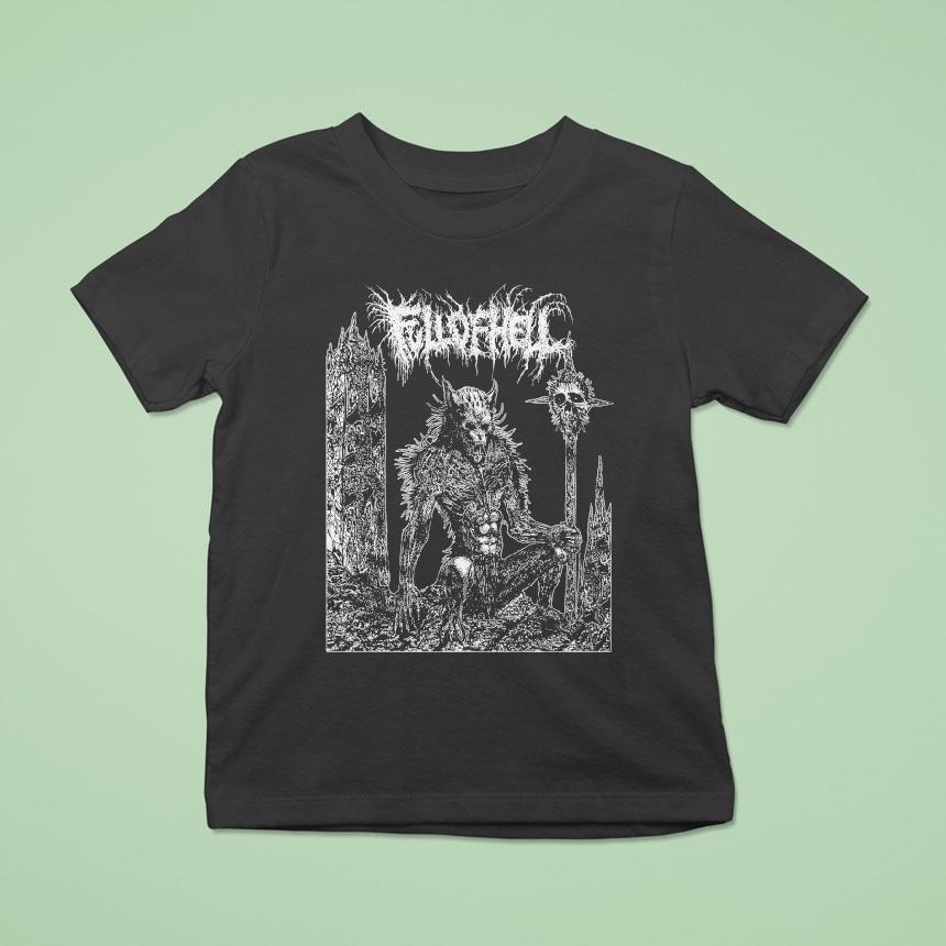 Full Of Hell Beastial Wolf Shirt