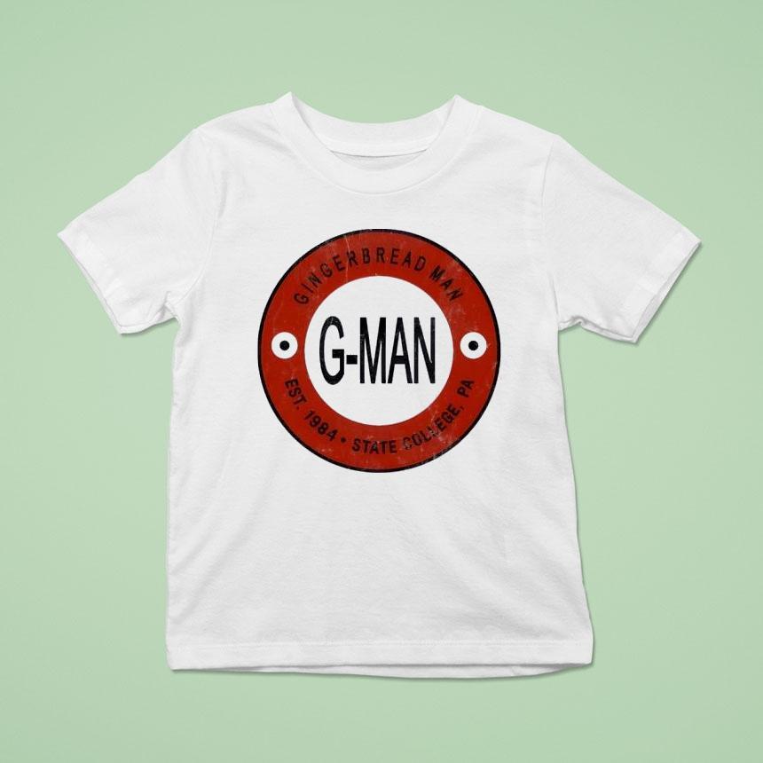 G-man Gingerbread Man Est 1984 State College Shirt