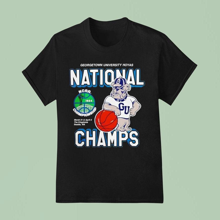 Georgetown Basketball 1984 National Championship Shirt