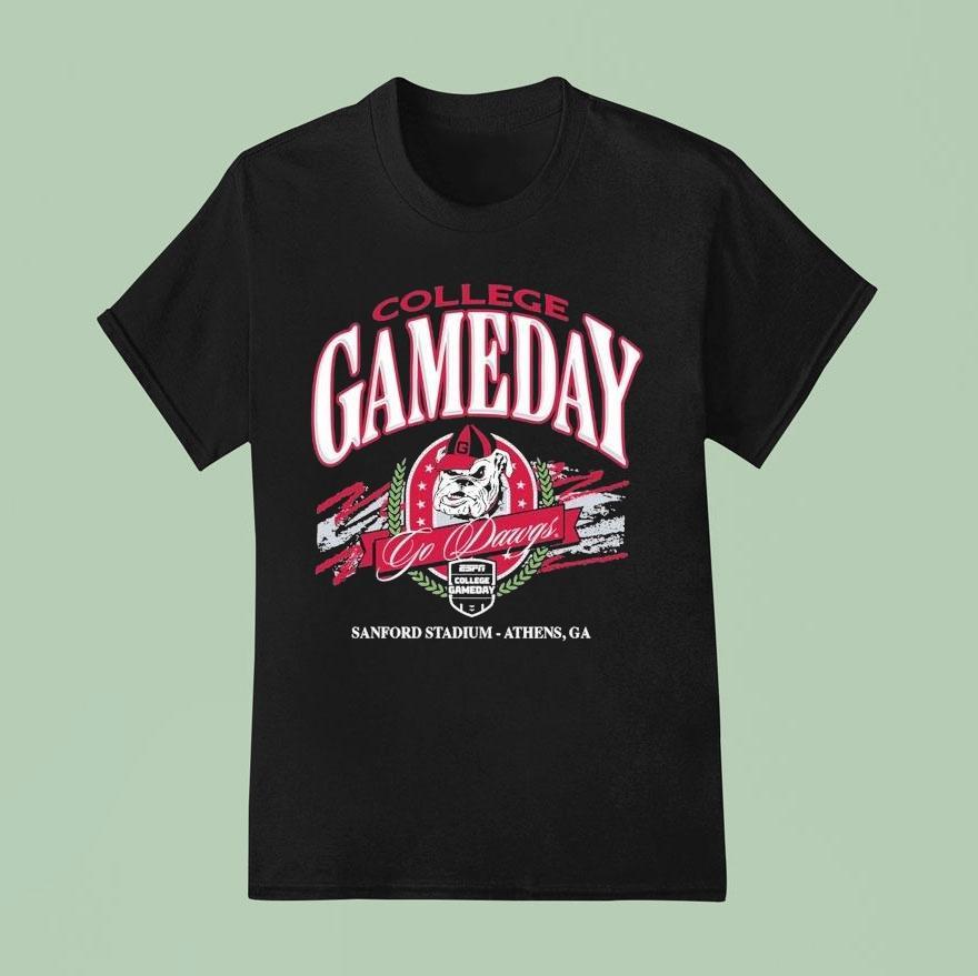 Georgia Bulldogs College Gameday Go Dawgs Sanford Stadium Athens Ga Shirt