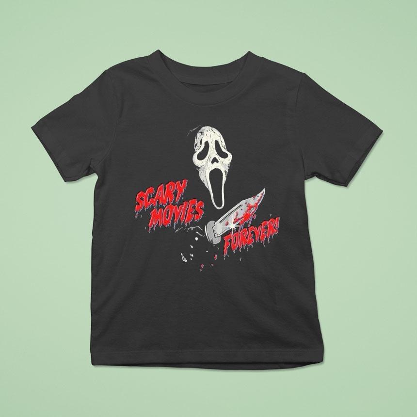 Ghostface Scary Movies Forever! Knife Shirt