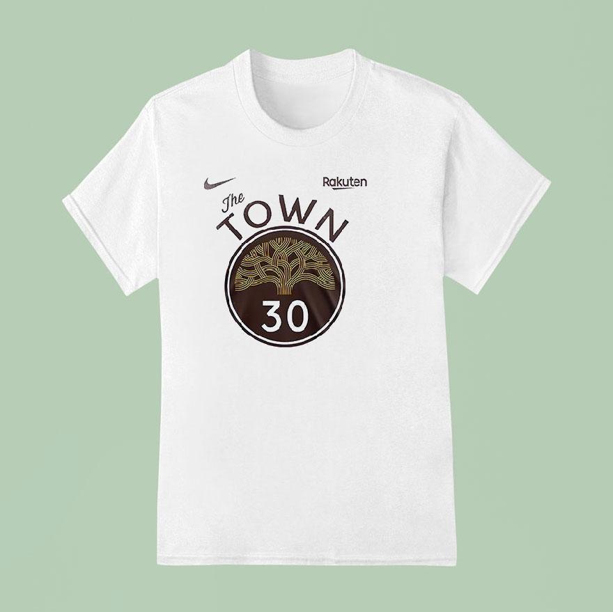 Golden State Warriors Stephen Curry 30 The Town Iconic Logo Shirt