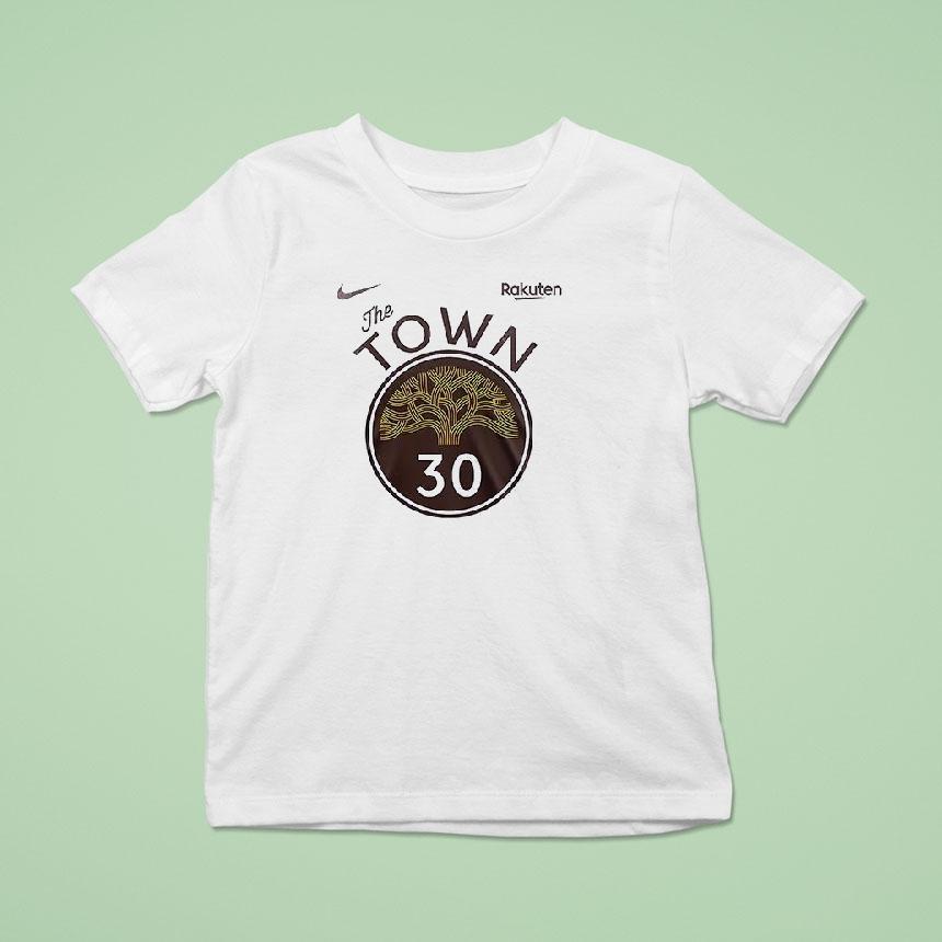 Golden State Warriors Stephen Curry 30 The Town Iconic Logo Shirt