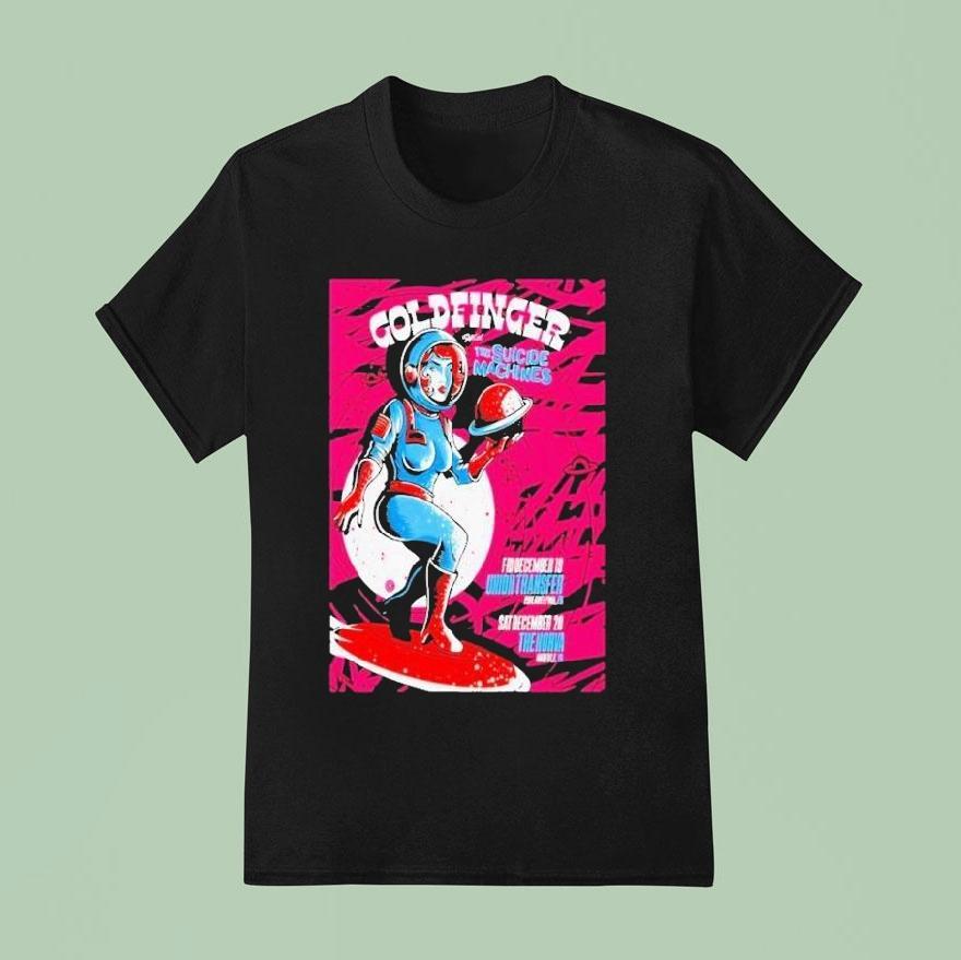 Goldfinger Dec 19 Philadelphia Dec 20 Norfolk 2025 Tour Shirt