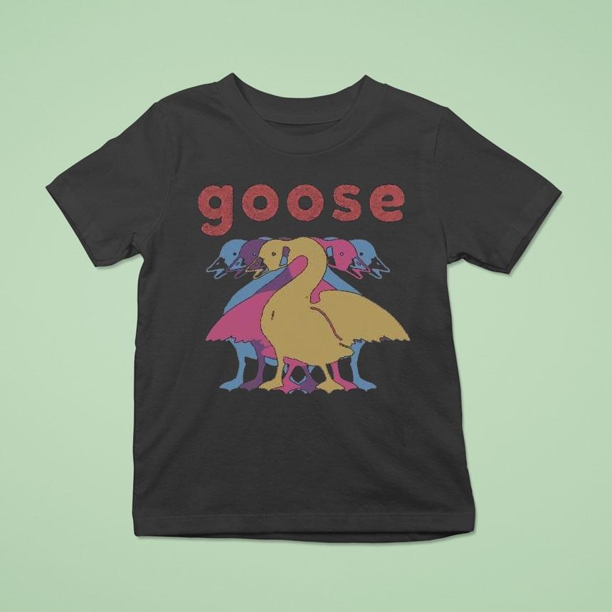 Goose 5 Logo Wine Shirt