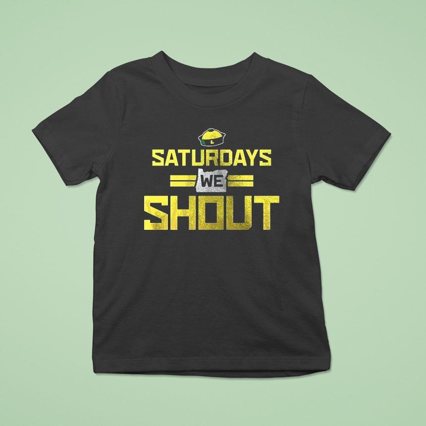 Grateful Dead X Oregon Ducks Saturdays We Shout Shirt