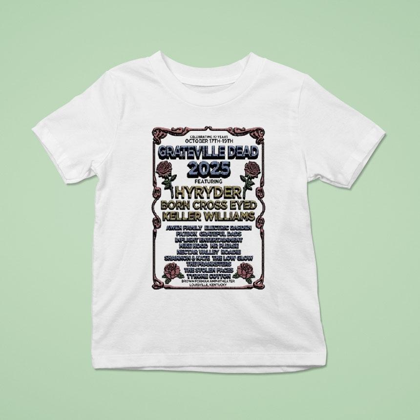 Grateville Dead Oct 17-19 2025 Brown Forman Amphitheater Shirt
