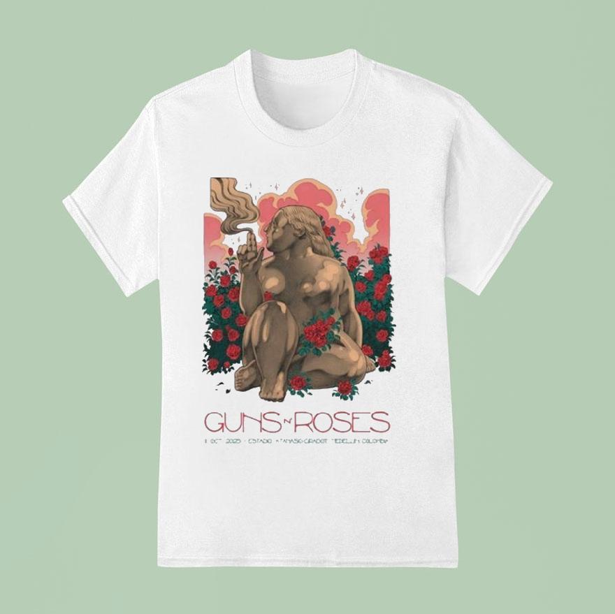Guns N’ Roses Medelln Tour On Oct 11 2025 Shirt