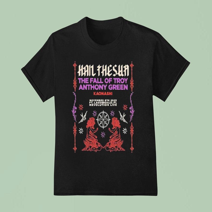 Hail The Sun Ft. Lauderdale, Fl November 6 2025 Shirt