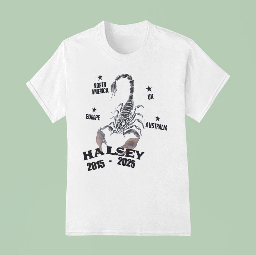 Halsey Scorpion North America Europe Uk Australia 2015 2025 Shirt