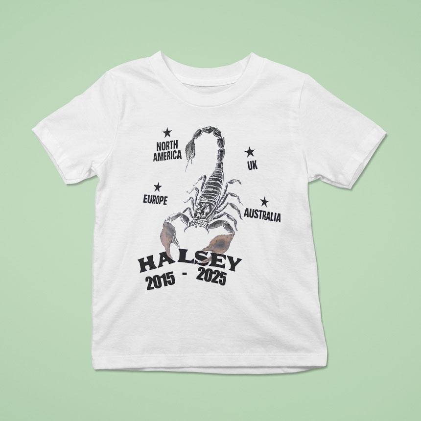 Halsey Scorpion North America Europe Uk Australia 2015 2025 Shirt