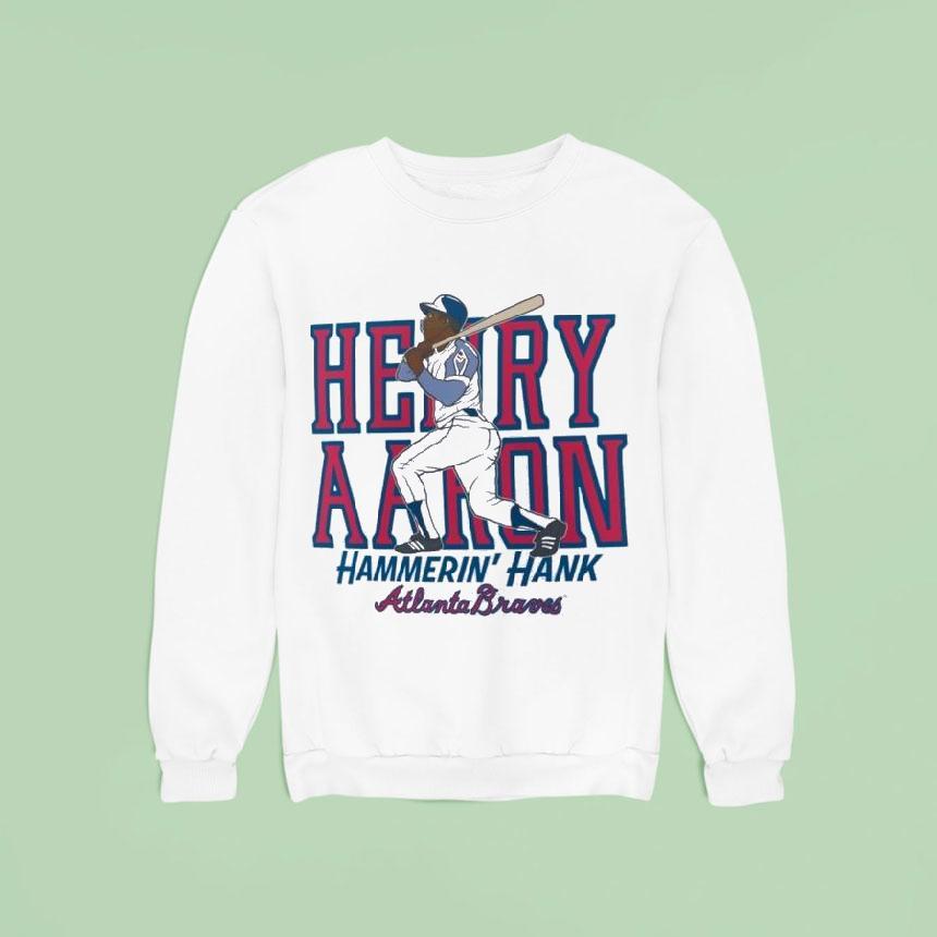 Hank Aaron Atlanta Braves Henry Aaron Hammerin' Hank Baseball Mlb Shirt Hank Aaron Atlanta Braves Henry Aaron Hammerin' Hank Baseball Mlb Shirt