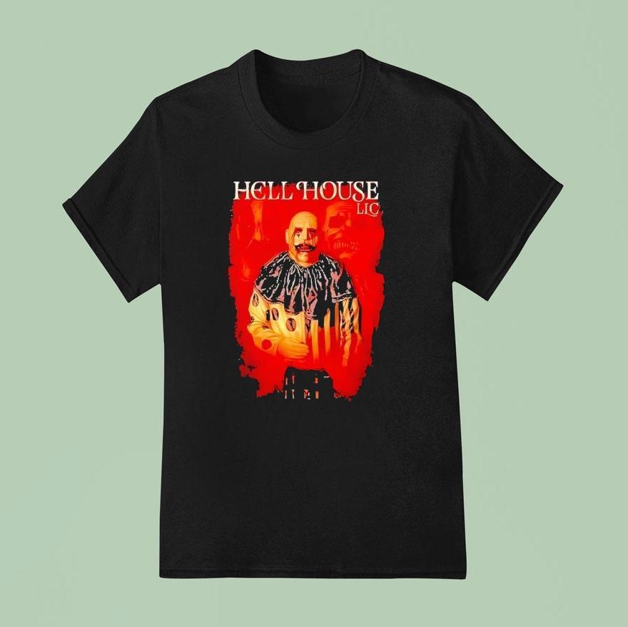 Hell House Lic The Basement Beckons Killer Armour Shirt