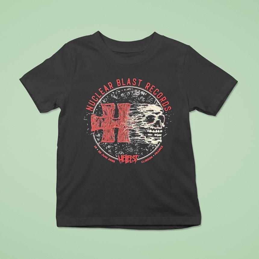 Hellfest Open Air Festival 2025 19-22 June At Clisson France Collab X Nuclear Blast Shirt