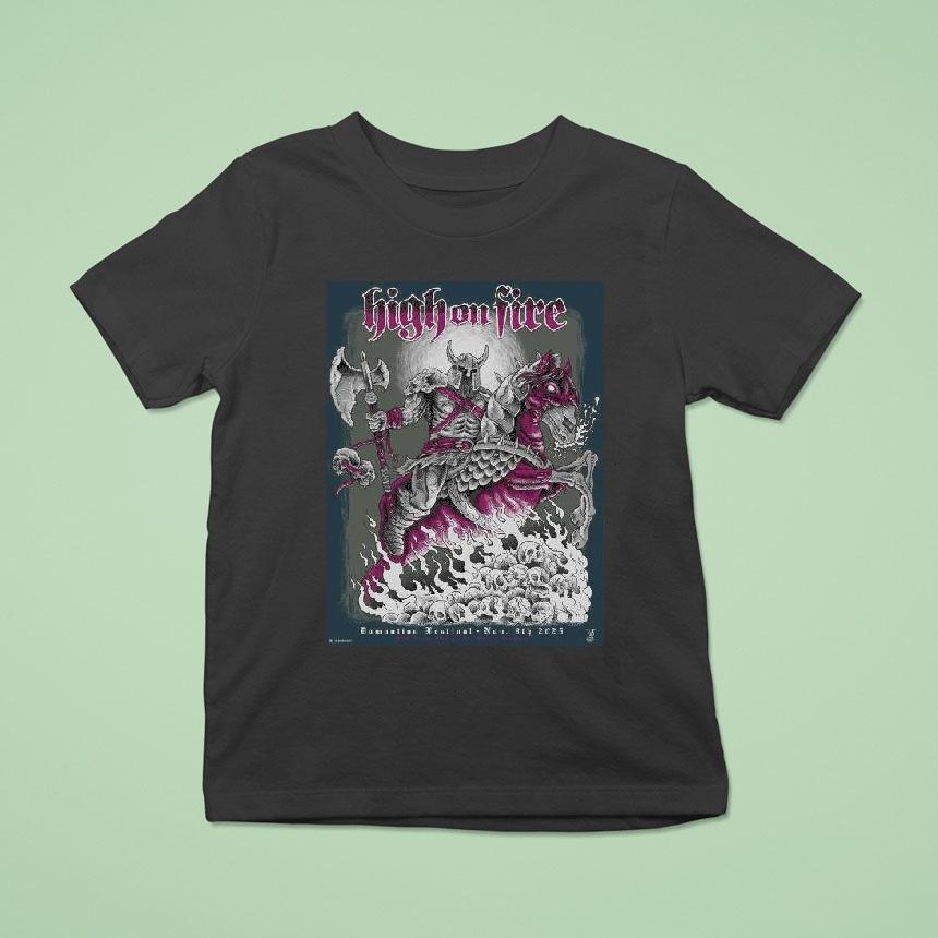 High On Fire Damnation Festival Event In Manchester Uk At Bec Arena On November 8 2025 Shirt