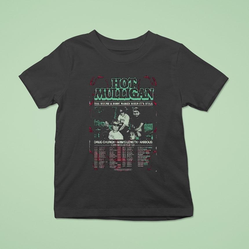 Hot Mulligan North America Tour 2025 Concert Shirt
