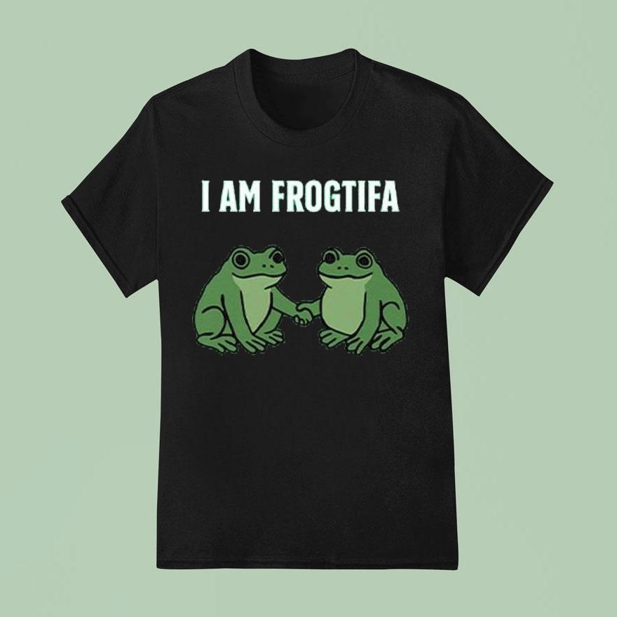 I Am Frogtifa Portland Frog Shirt