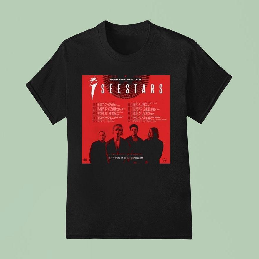 I See Stars The Wheel 6th Album Spin The Wheel Tour 2026 Dates Shirt