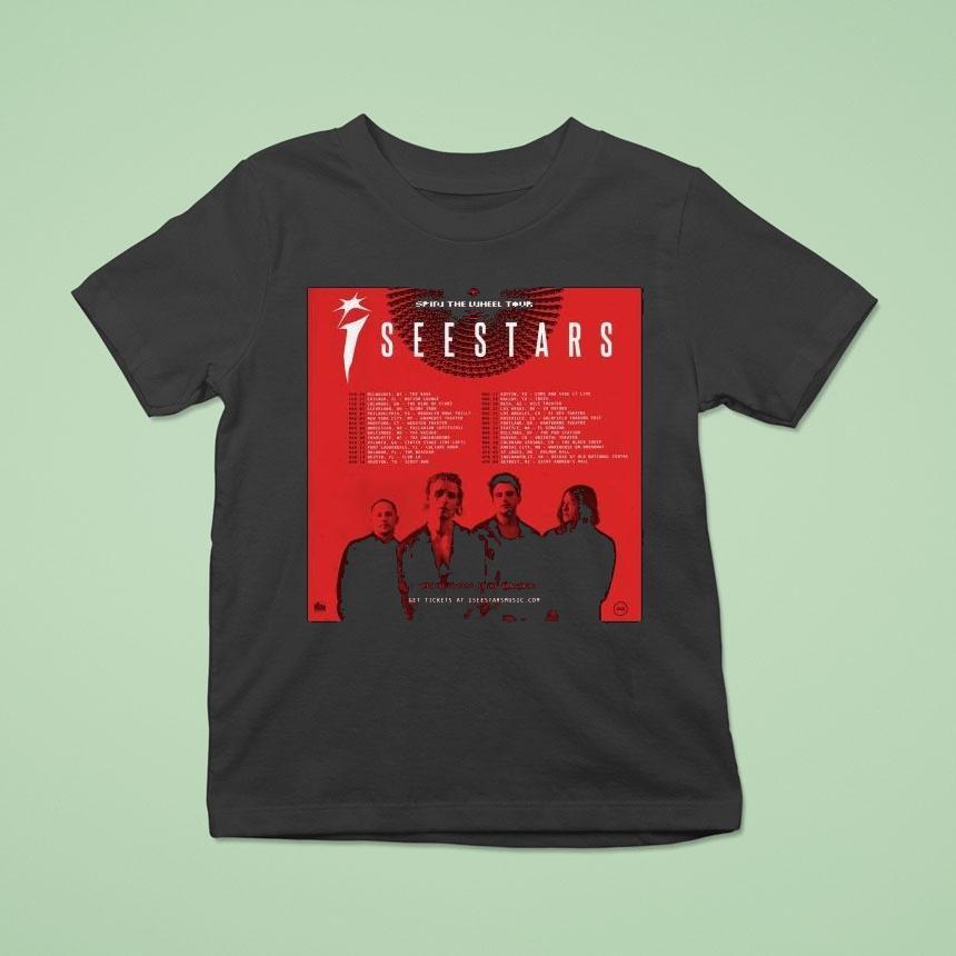I See Stars The Wheel 6th Album Spin The Wheel Tour 2026 Dates Shirt