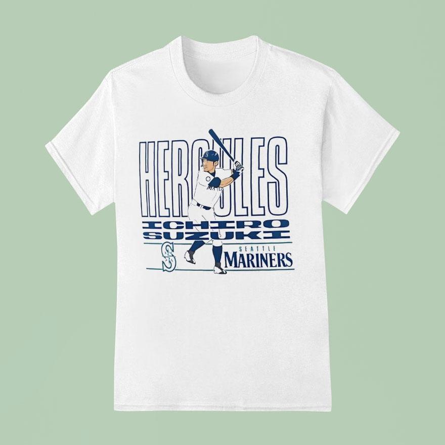 Ichiro Suzuki Seattle Mariners Cooperstown Baseball Shirt
