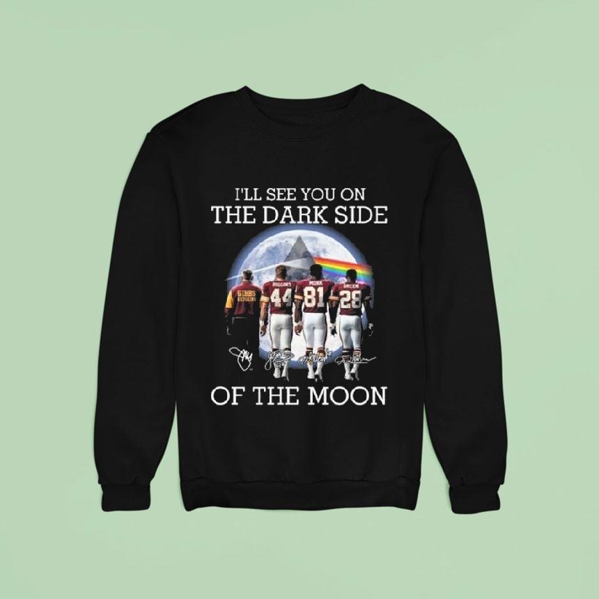 I'll See You On The Dark Side Of The Moon Washington Redskins Legends Signatures 2025 Shirt I'll See You On The Dark Side Of The Moon Washington Redskins Legends Signatures 2025 Shirt