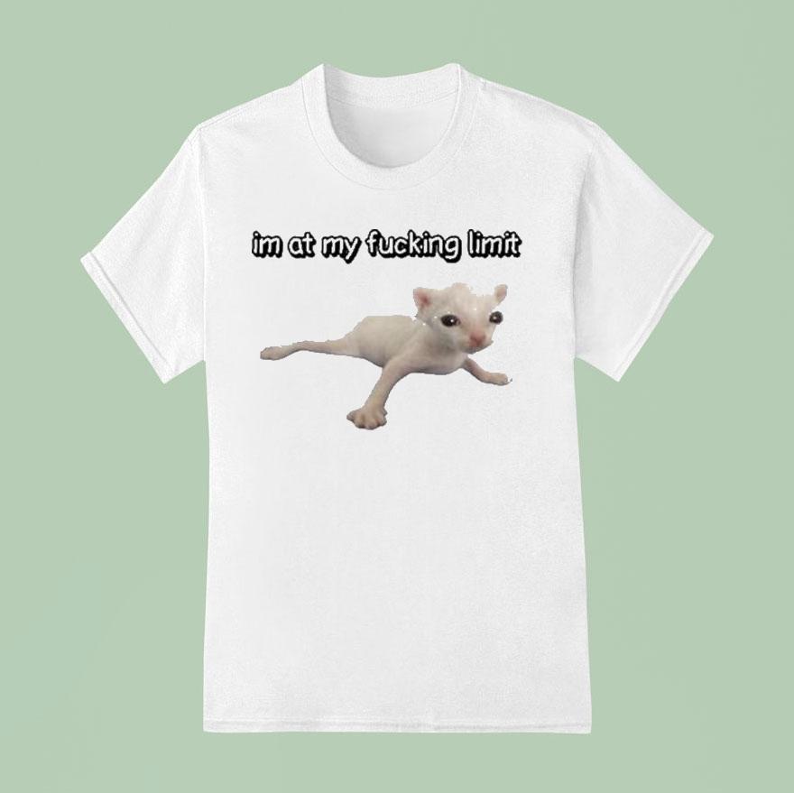 I’m At My Fucking Limit Cat Shirt