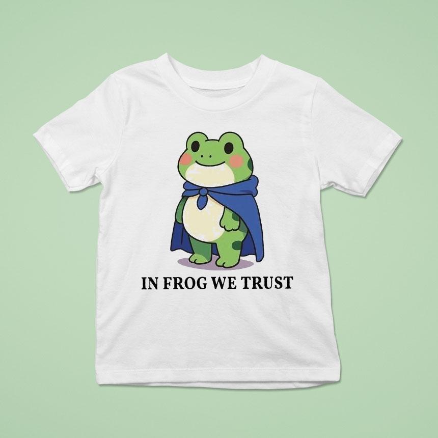 In Frog We Trust Frog Portland Ice Anti Fascism Protest Shirt