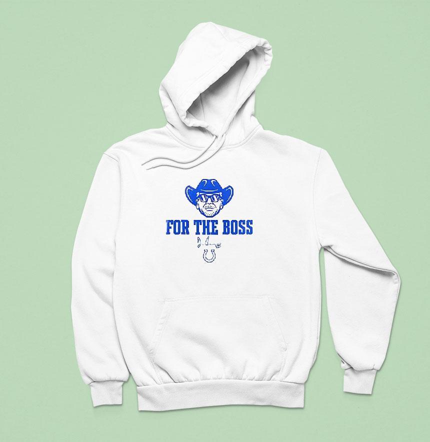 Indianapolis Colts Jim Irsay For The Boss Signature Logo Shirt Indianapolis Colts Jim Irsay For The Boss Signature Logo Shirt
