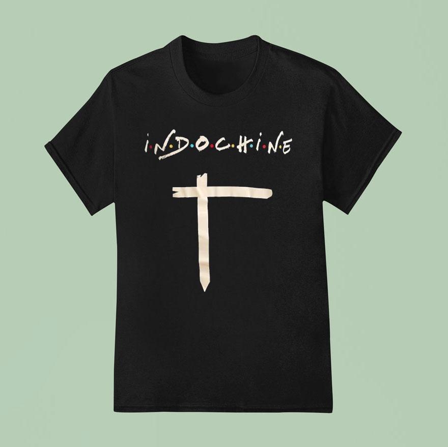 Indochine Cross Color Dot Style Friends Shirt