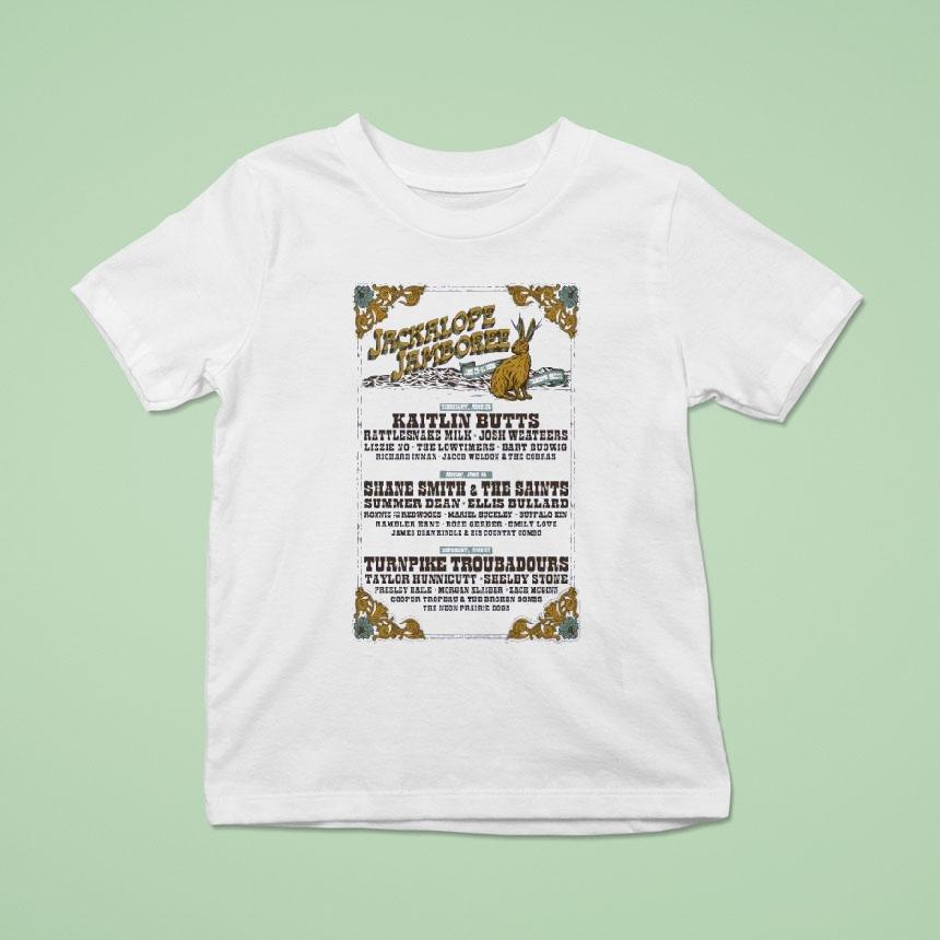 Jackalope Jamboree Turnpike Troubadours Kaitlin Butts Shane Smith And The Saints Shirt