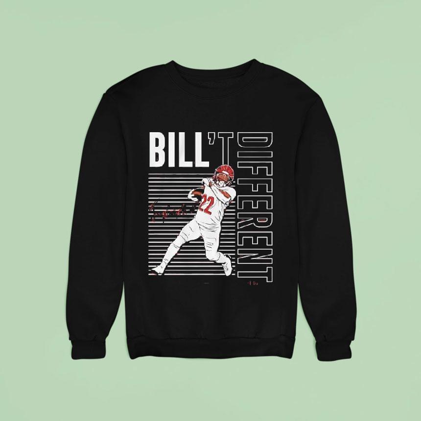 Jacory Croskey Merritt Bill't Different Graphic Signature Shirt Jacory Croskey Merritt Bill't Different Graphic Signature Shirt