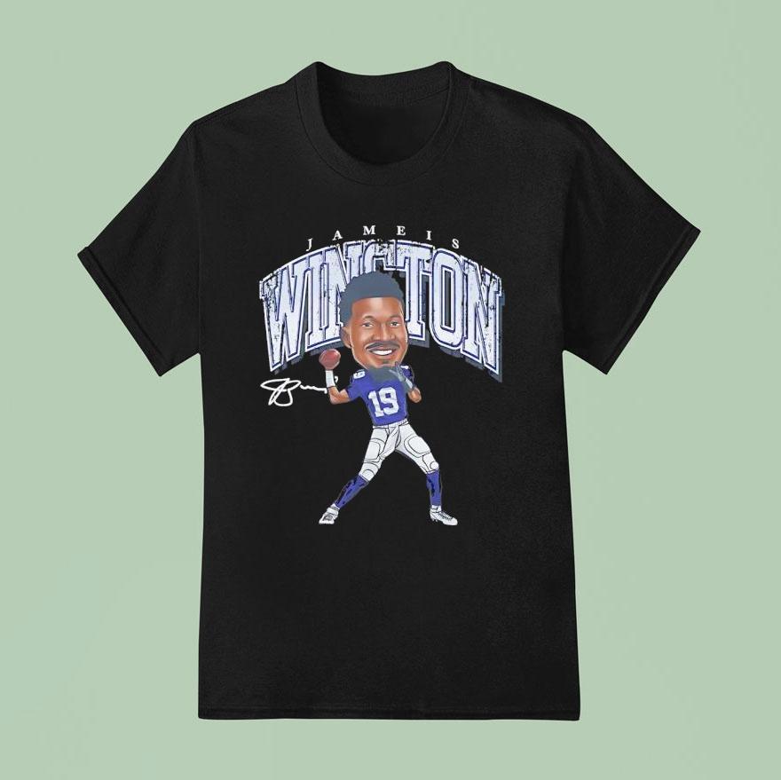 Jameis Winston New York Giants Football Signature Shirt