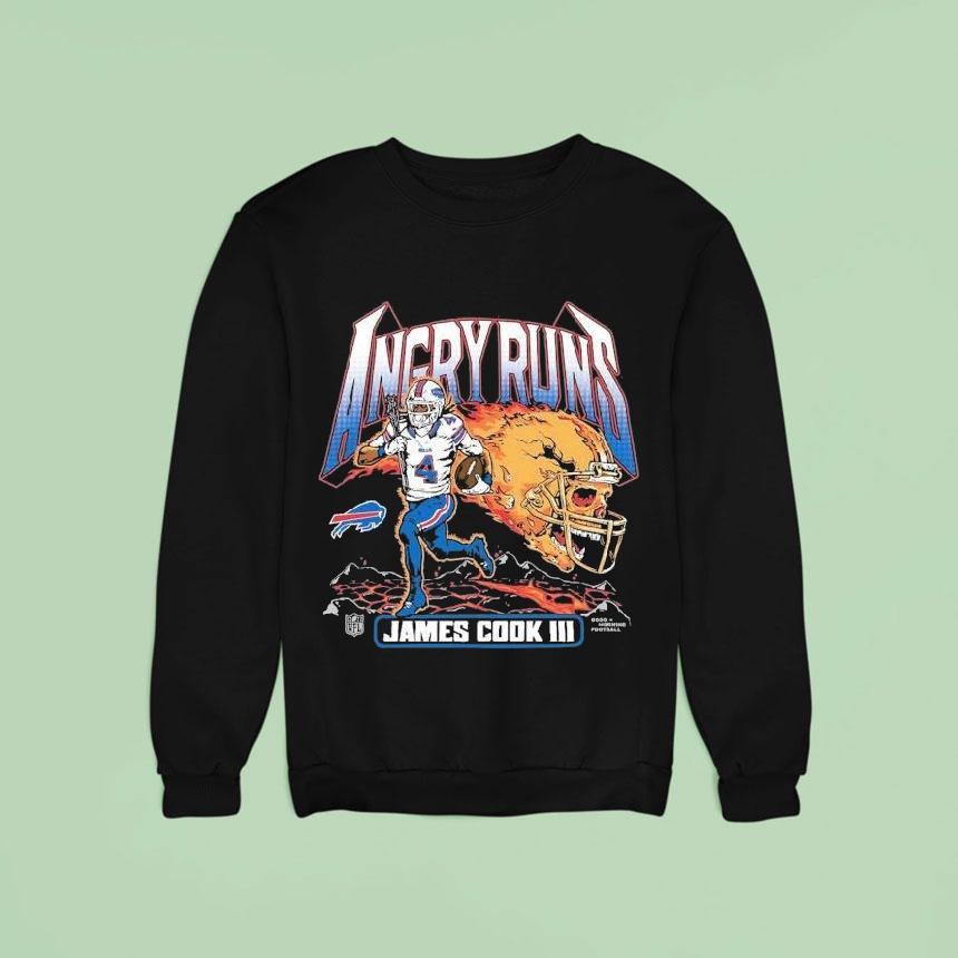 James Cook Iii Buffalo Bills Angry Runs Nfl Good Morning Football Shirt James Cook Iii Buffalo Bills Angry Runs Nfl Good Morning Football Shirt
