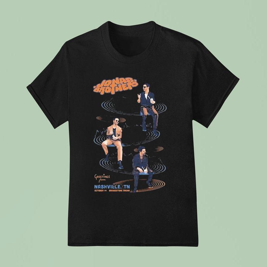 Jonas Brothers At Bridgestone Arena In Nashville Tn On October 14 2025 Shirt